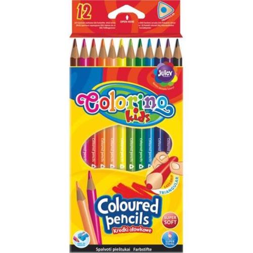 Pencil Colours Long Triangular X 12