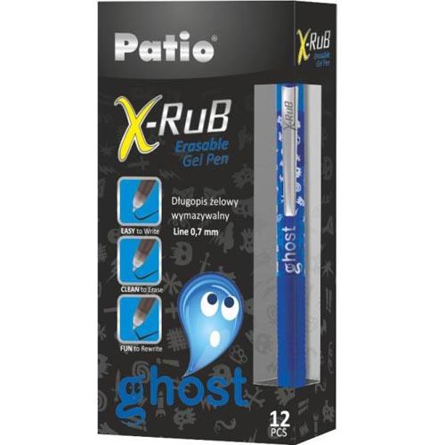 Erasable X-Rub Gel Ink Retrac. Pen-Blue
