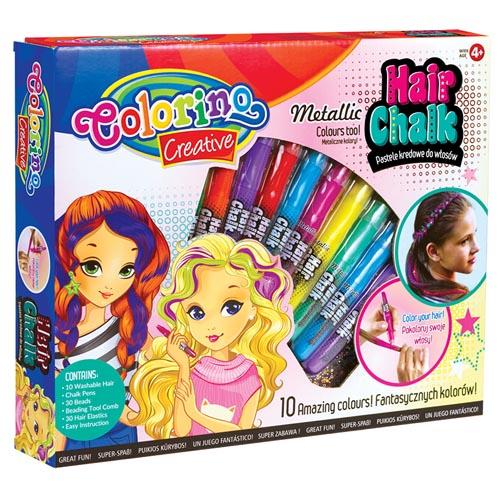 Hair Chalk Metallic X10 Colours