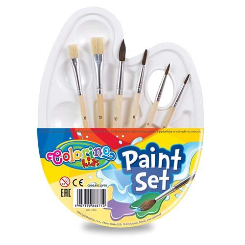 Paint Set - Palette With Brushes