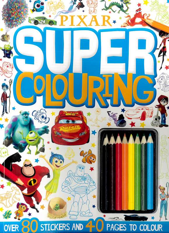Disney Pixar Mixed Super Colouring