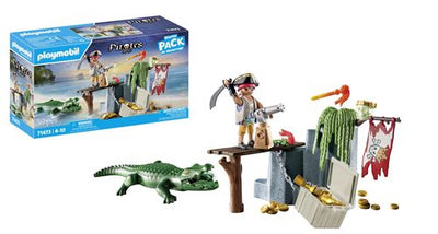 Playmobil Pirates Pirate With Alligator - 71473