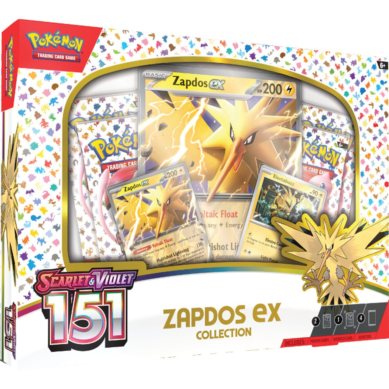 Pokemon: Scarlet & Violet 151 Zapdos Ex Collection.