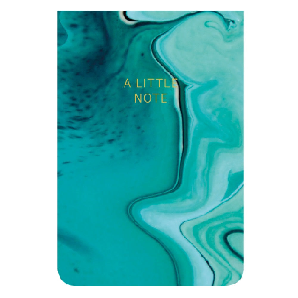 Note Book Ruled Pages - Mini Reporter Aquamarine