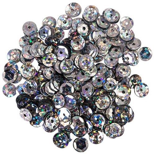 Craft Metal Circles Silver 6Mm 