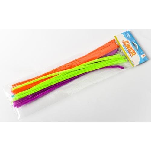 Craft Pipe Cleaners Neon Colour Mix 30Pc