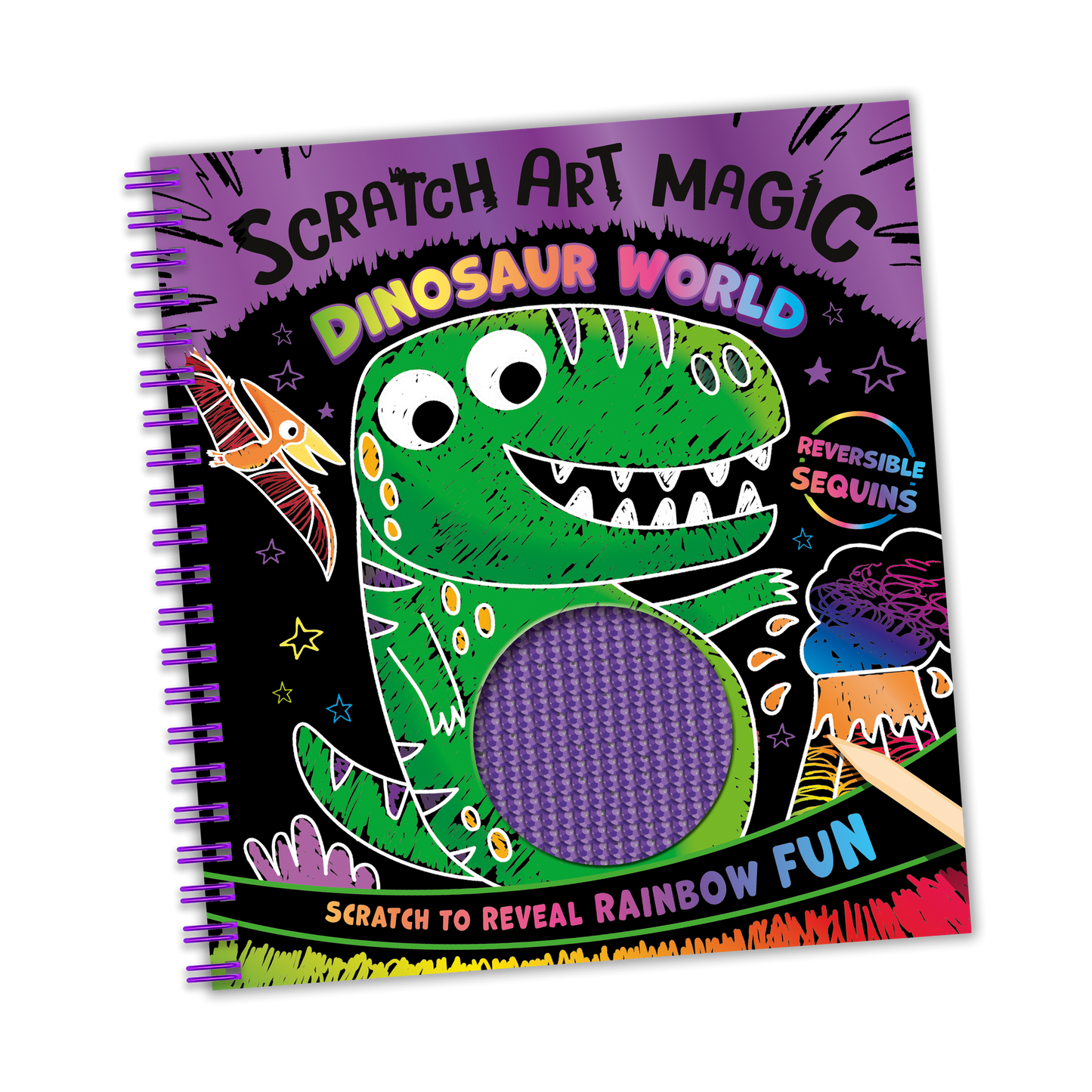 Scratch Art Magic - Dinosaur World