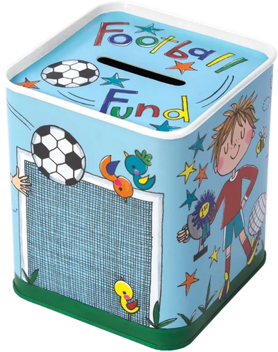 Tin Money Box – Football Fund