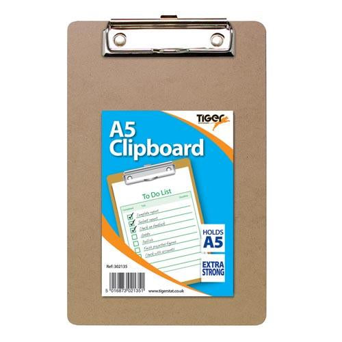 Clipboard Single A5 (Plus), Wooden