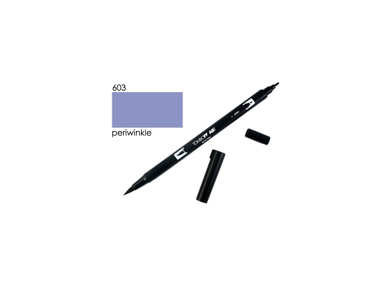 Tombow Dual Brush Pen Periwinkle 603