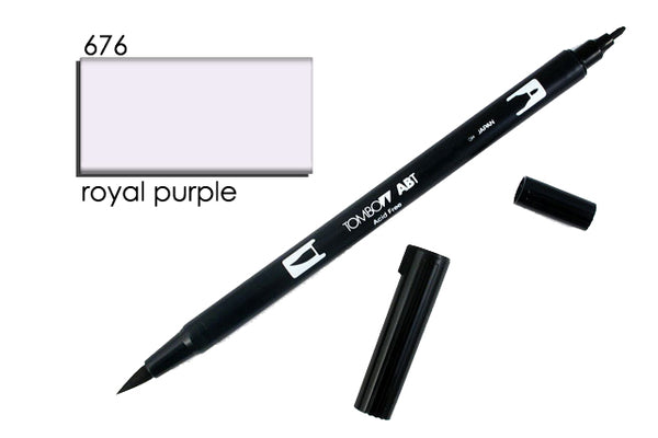 Tombow Dual Brush Pen Royal Purple 676