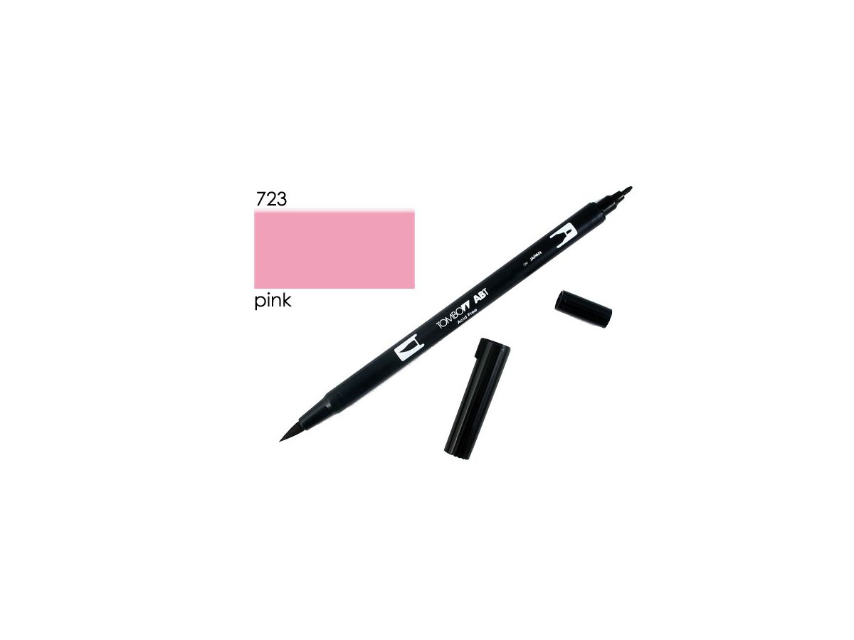 Tombow Dual Brush Pen Pink 723