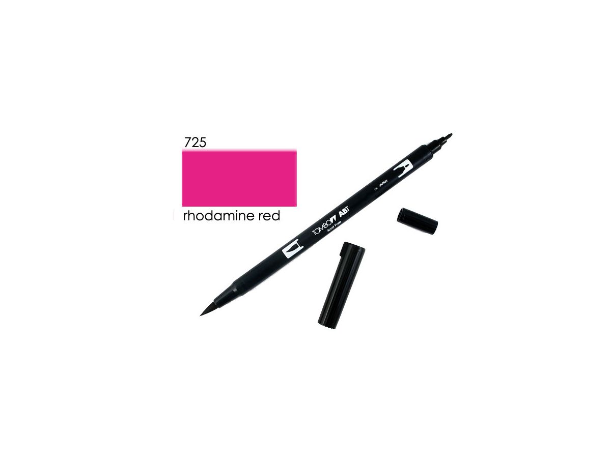 Tombow Dual Brush Pen Rhodamine Red 725