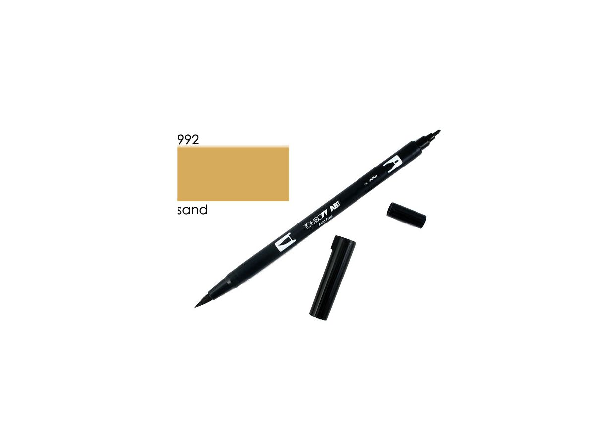 Tombow Dual Brush Pen Sand 992