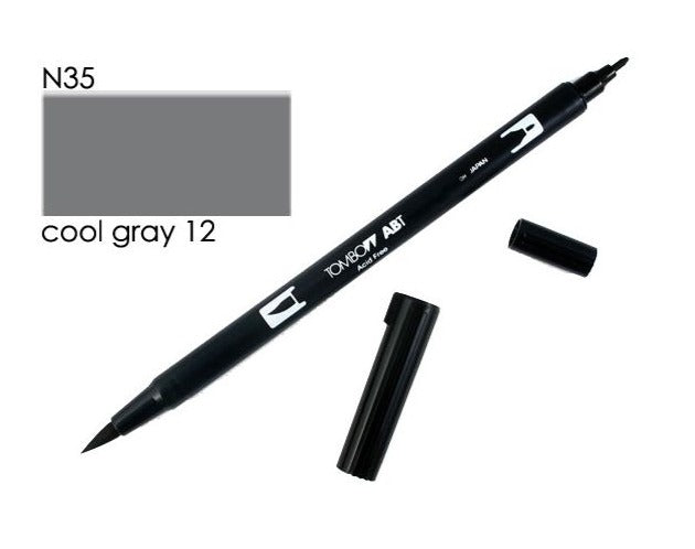 Tombow Dual Brush Pen Cool Grey N35