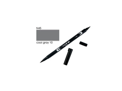 Tombow Dual Brush Pen Cool Grey  N45