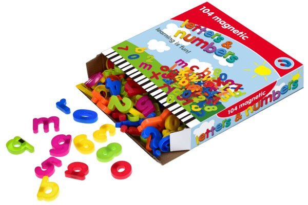 Magnetic Small Letters And Numbers X104Pcs