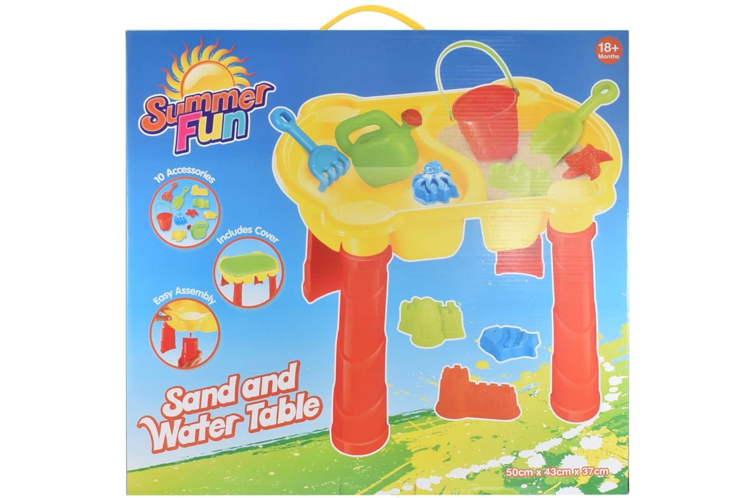 Sand And Water Table - 50X43X37Cm