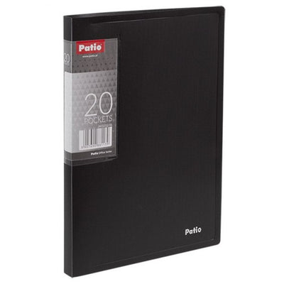 Display Book A5 X 20 Pockets Black