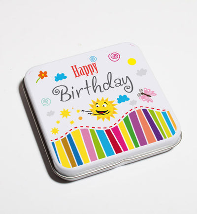 Happy Birthday Tin Box