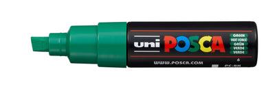 Uni Posca Paint Markers - 8Mm Chisel Green