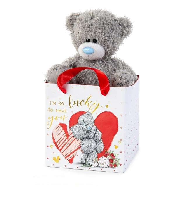 I Love You Padded Heart Me To You Bear