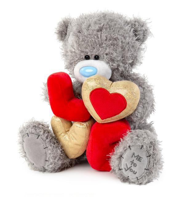 Padded Love Heart Verse Me To You Bear