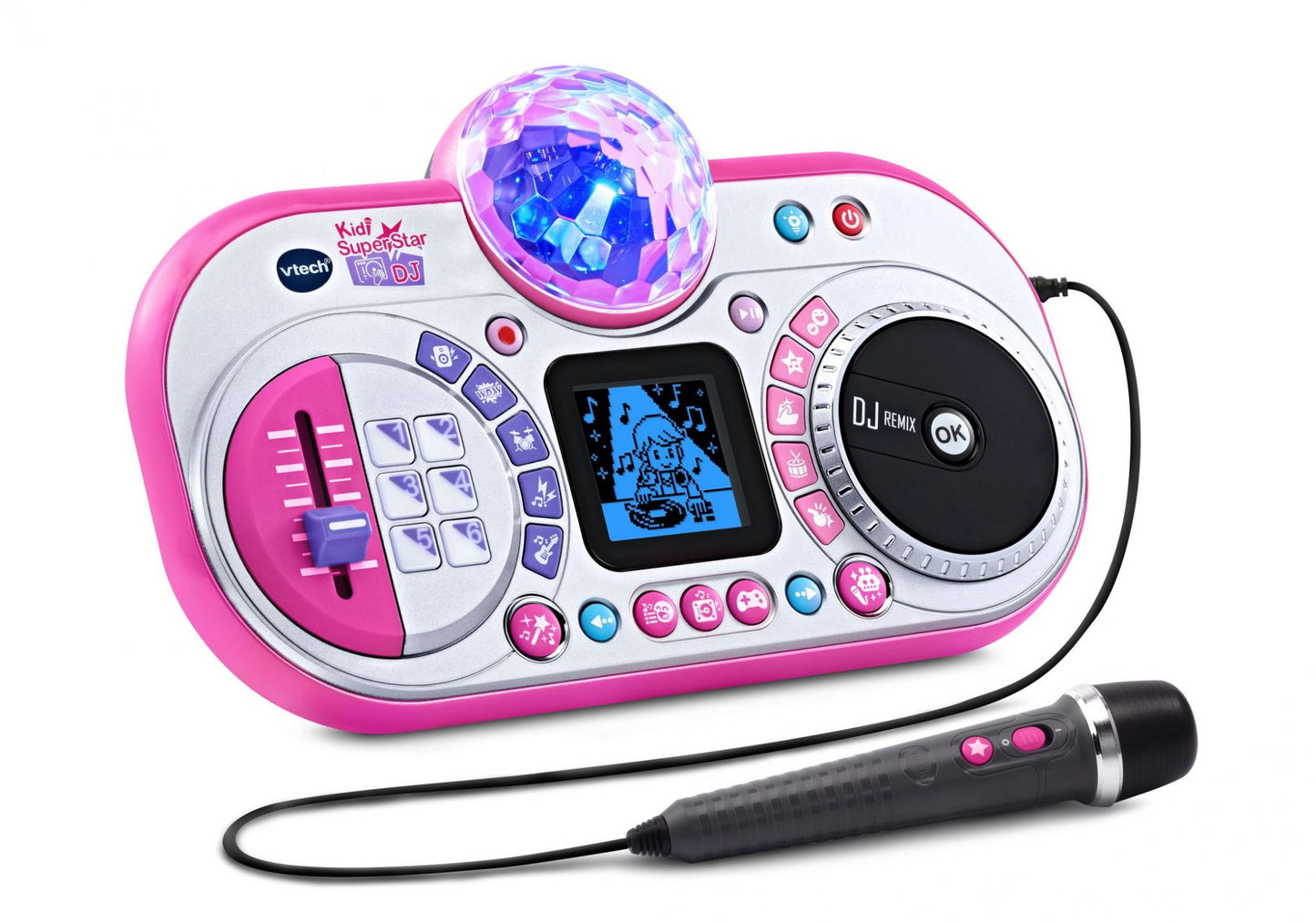 Kidi Super Stars Dj Playset Pink - 10 In 1