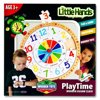 Little Hands Wooden Jigsaw Clock