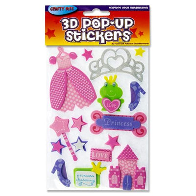 Foam Sticker 3D Princess