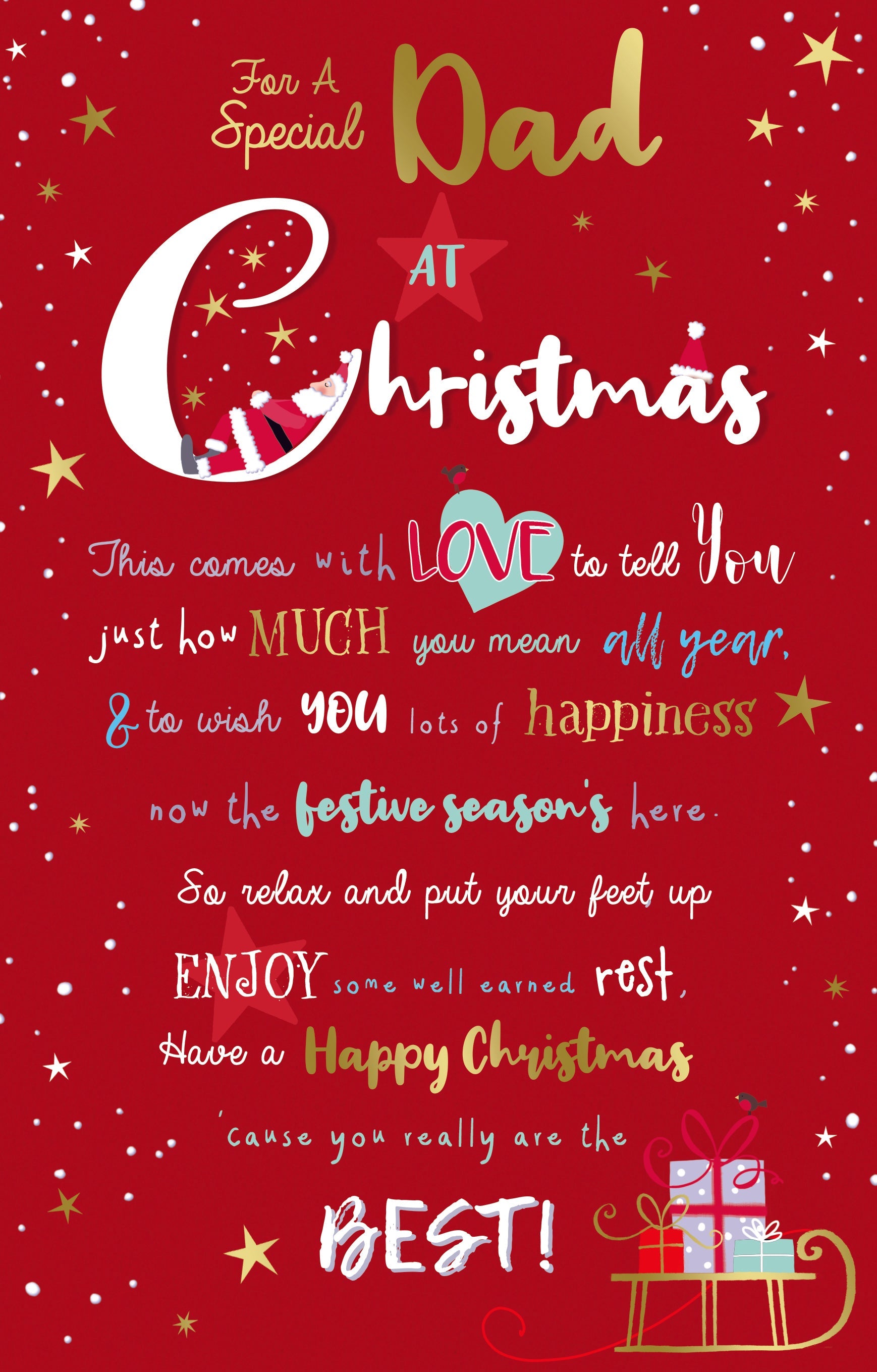 For A Special Dad At Christmas