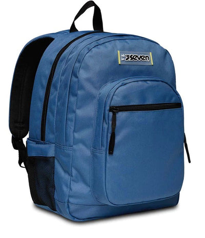 Seven Freethink Light Blue Backpack 2 Large Compartments