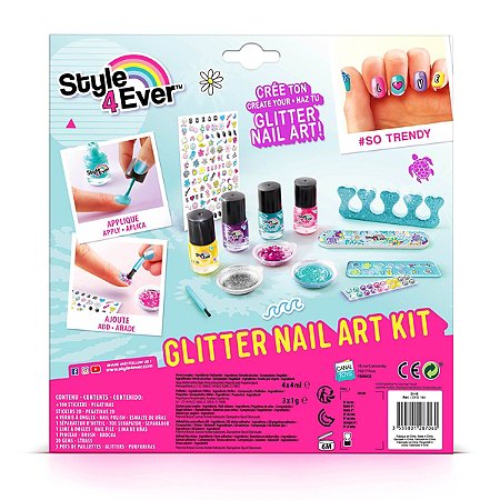 Flitter Nail art Kit