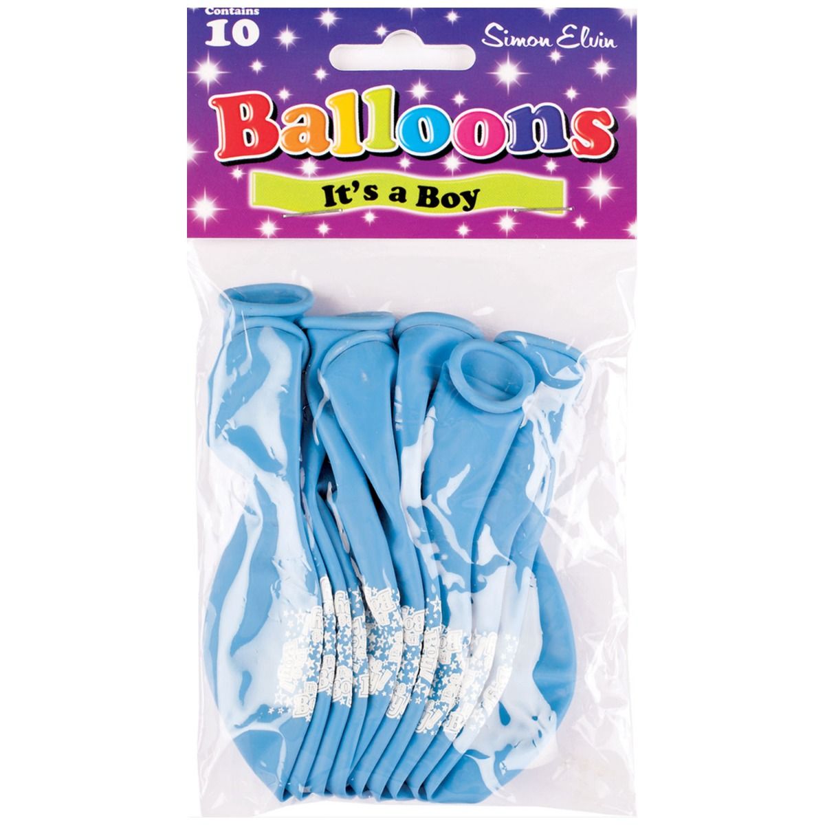 It S A Boy 9 Inch Latex Balloons - Pack Of 10