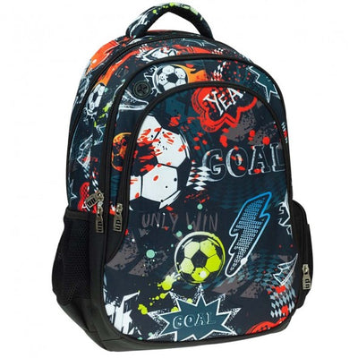 Backpack Back Me Up Football - 3 Zip Fit A4