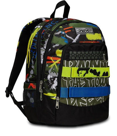 Seven Fluo Belts Backpack 2 Large Compartments