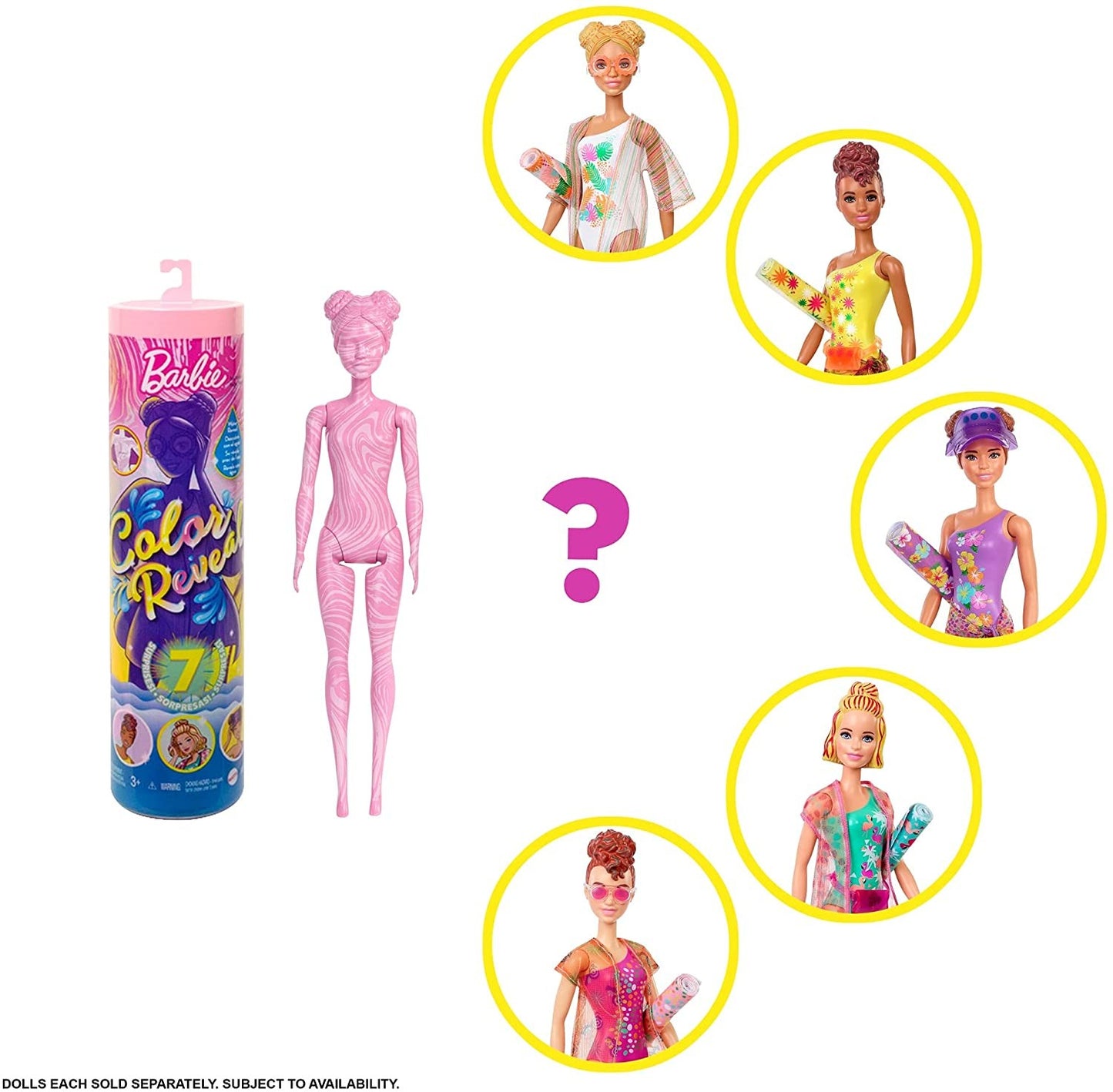 Barbie Colour Reveal 7 Surprises