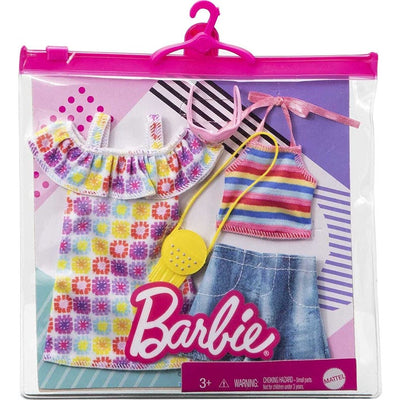Barbie Fashion Pack Rainbow Flowered Dress