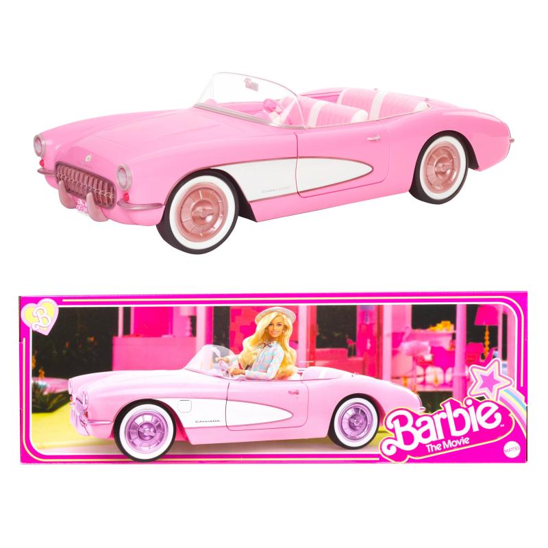 Barbie The Movie Collectible Corvette Car - Pink