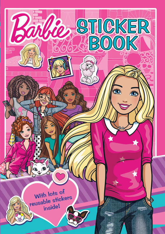 Barbie Sticker Book - Reusable Stickers