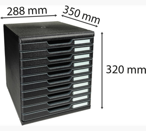 Document Tray With 10 Drawers