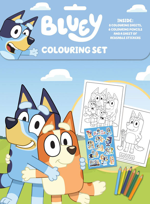 Bluey Colouring Set – Eduline Malta