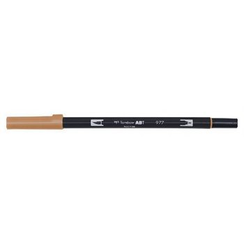 Tombow Dual Brush Pen Saddle Brown 977