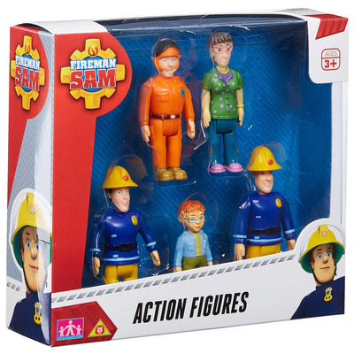 Fire Man Sam 5 Action Figures