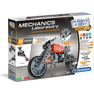 Clementoni Mechanical Lab Roadster And Dragster - 75030