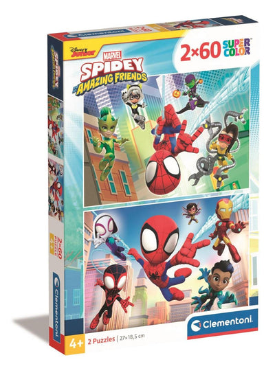 Spidey And His Amazing Friends - 2 Puzzles X60 Pcs