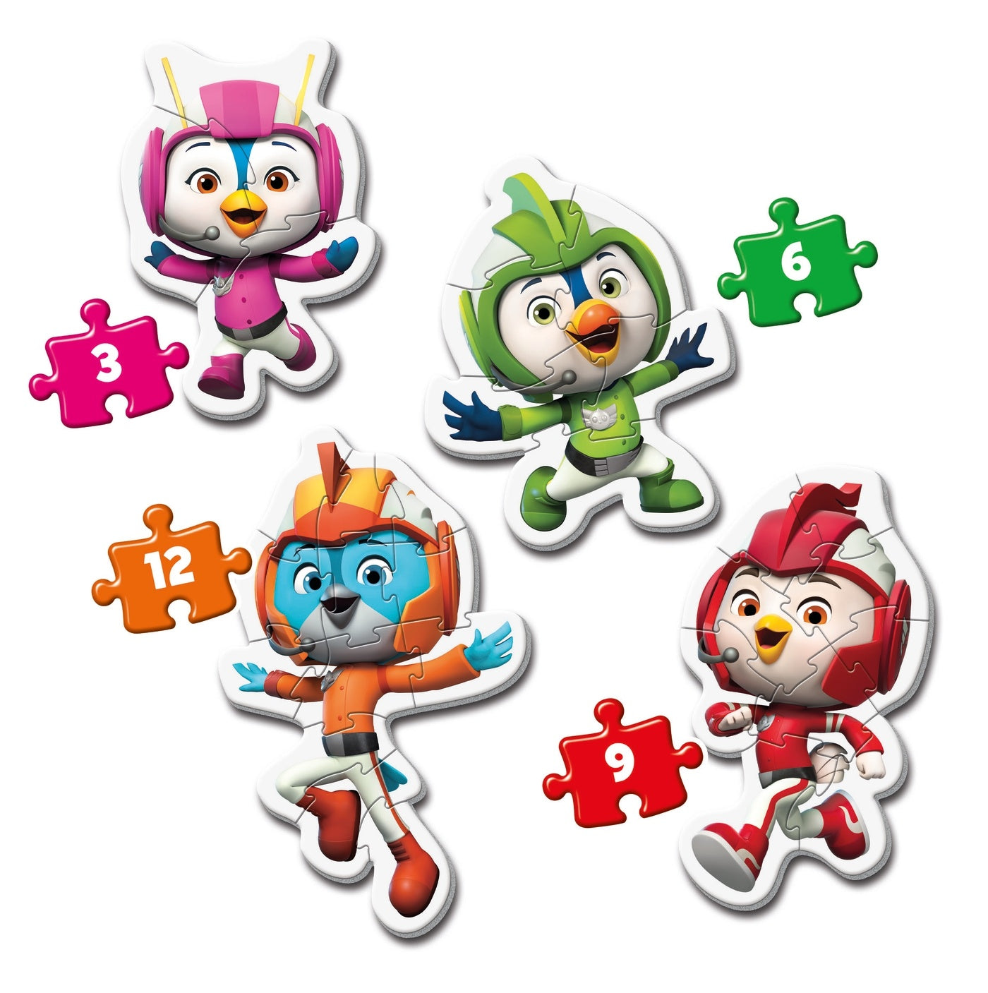 Top Wing My First Puzzles 3, 6, 9, 12Pcs