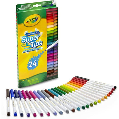 Crayola - X24 Super Tips Washable Markers