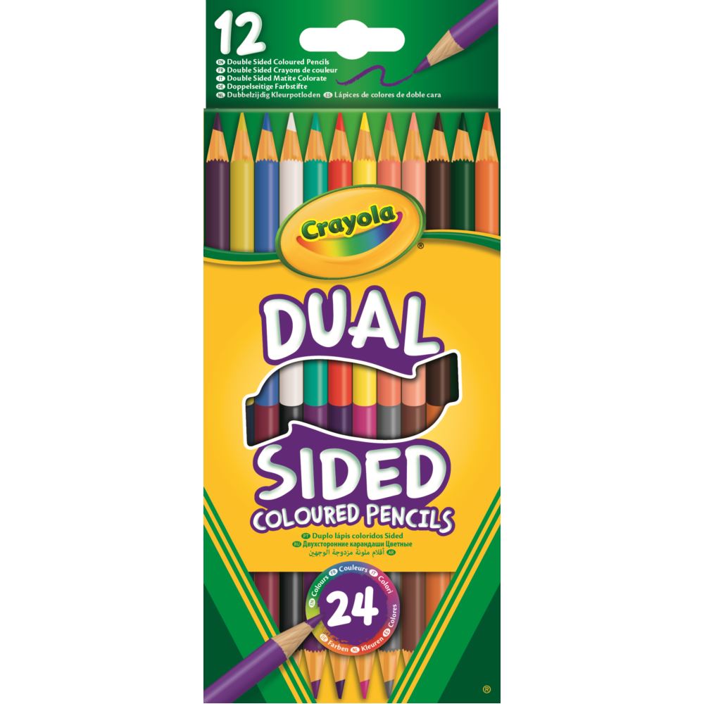 Crayola Dual-Sided Coloured Pencils X12