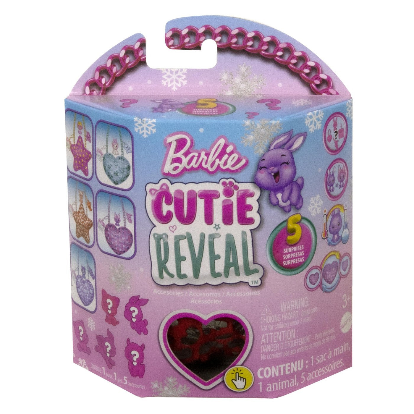 Cutie Reveal Winter Sparkle Purse 5 Surprises In 1 Pack